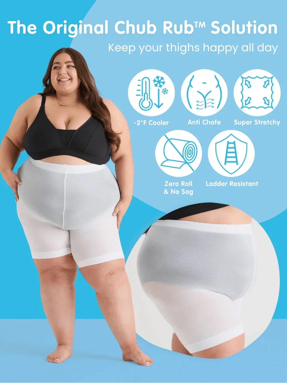 SNAG Stay Cool Pink Lady Chub Rub Shorts